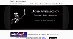 Desktop Screenshot of davidavshalomov.com