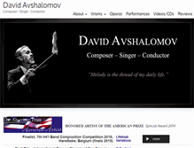 Tablet Screenshot of davidavshalomov.com